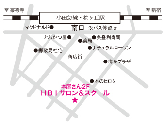HBI Beauty Salon Map